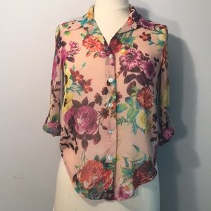 Vibrant Floral Top